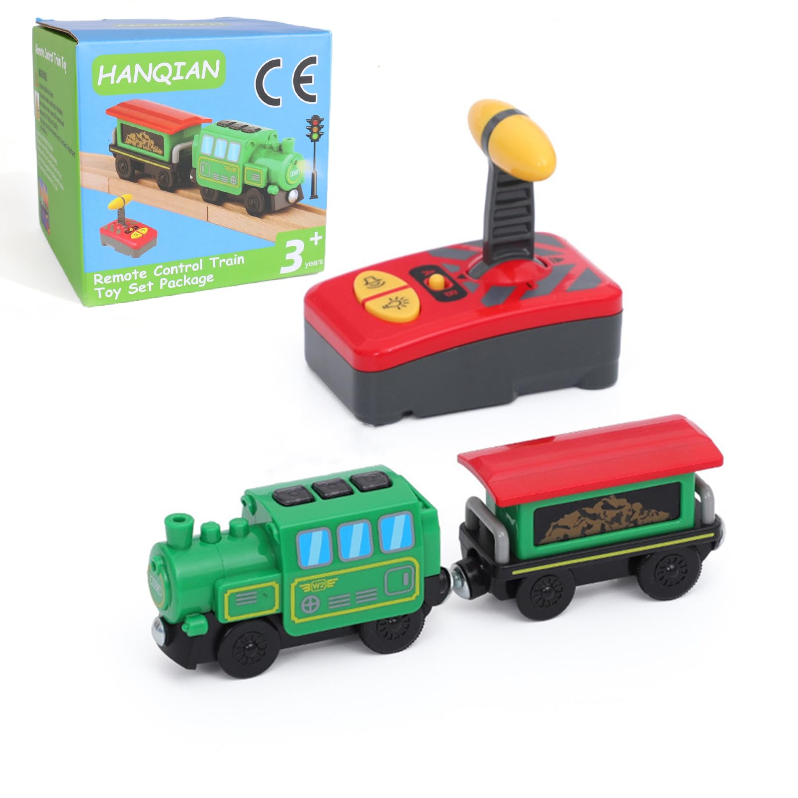 HANQIAN Remote Control Train Electric Magnetic Locomotive Train Toy Sets Compati
