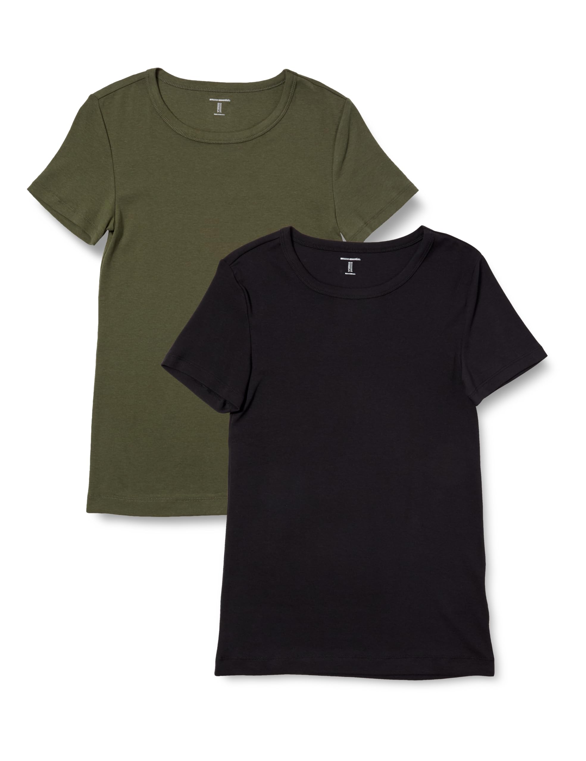 Amazon Essentials Women's Crew Neck Slim Fit Short Sleeve Tee