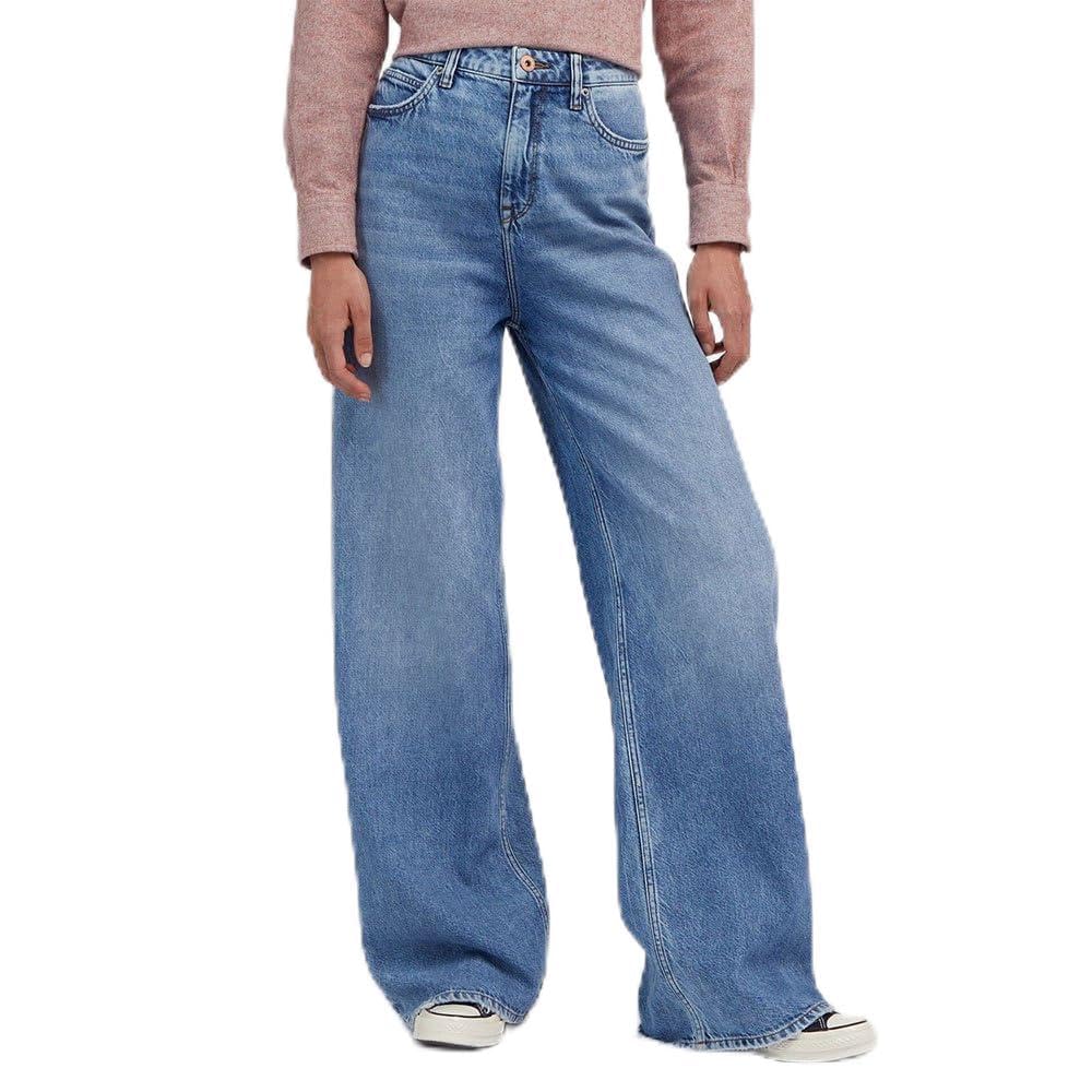 Lee - Women's Jeans - Wide Leg Fit and High Waist - Star A Line