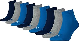 PUMA 3 Pairs Unisex Striped Low Top Sports Socks