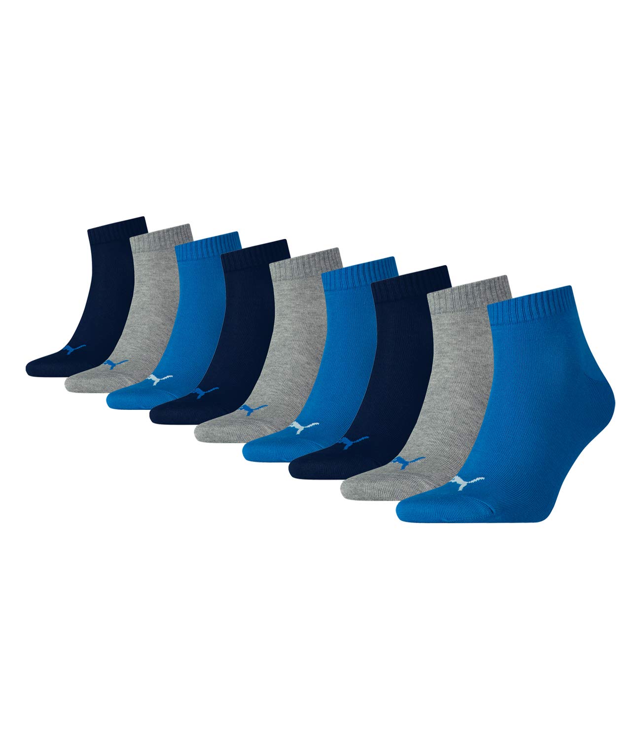 PUMA 3 Pairs Unisex Striped Low Top Sports Socks