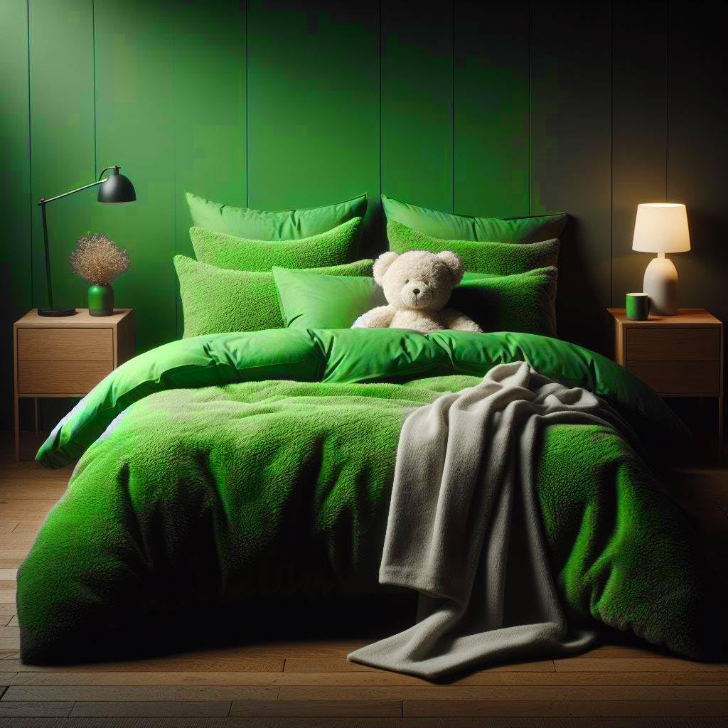 Comfort Collections Teddy Bear Duvet Cover Set Super Soft Fleece Warm Winter Qui