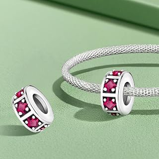 1Pc 925 Silver Fashionable RED SERIES Beads Charms Fit DIY Jewelry Matching And Daily Outfit Decoration Gift For Women Gifts For Mom Party Favors