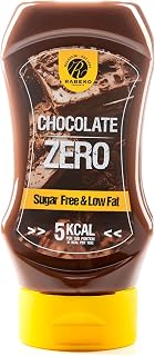 Rabeko Zero Sauce - Chocolate, 1 x 350ml without sugar & low fat - healthy low carb products, reduced in calories and fat, gluten and lactose-free.