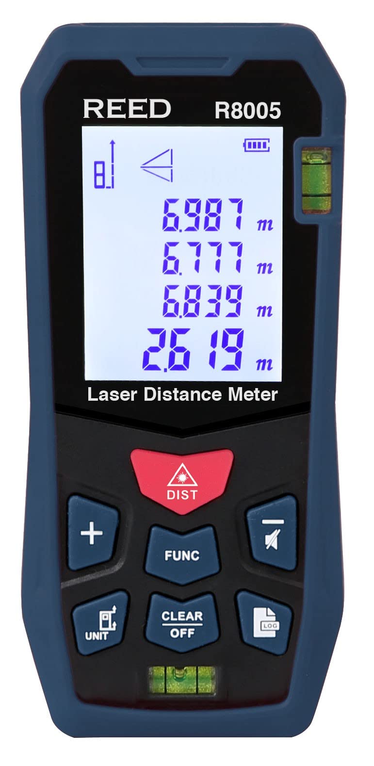 REED Instruments R8005 Laser Distance Meter, 164' (50m)