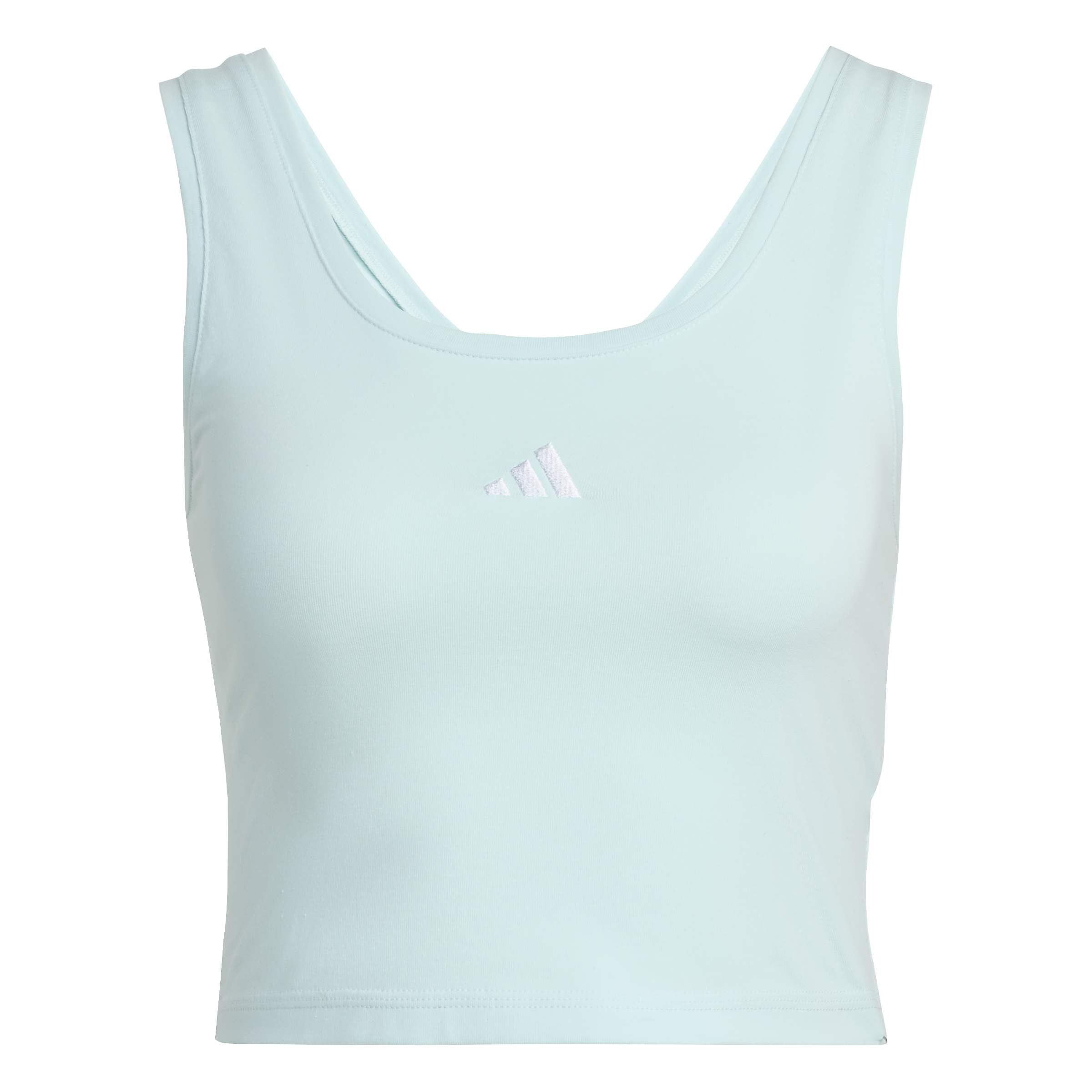 adidas Women's Essentials Small Logo Cotton Lifestyle Tank Top