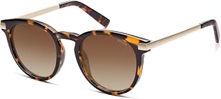 SOJOS Retro Round Polarized Sunglasses Womens Mens Classic Vintage Trendy Sunnies SJ2368