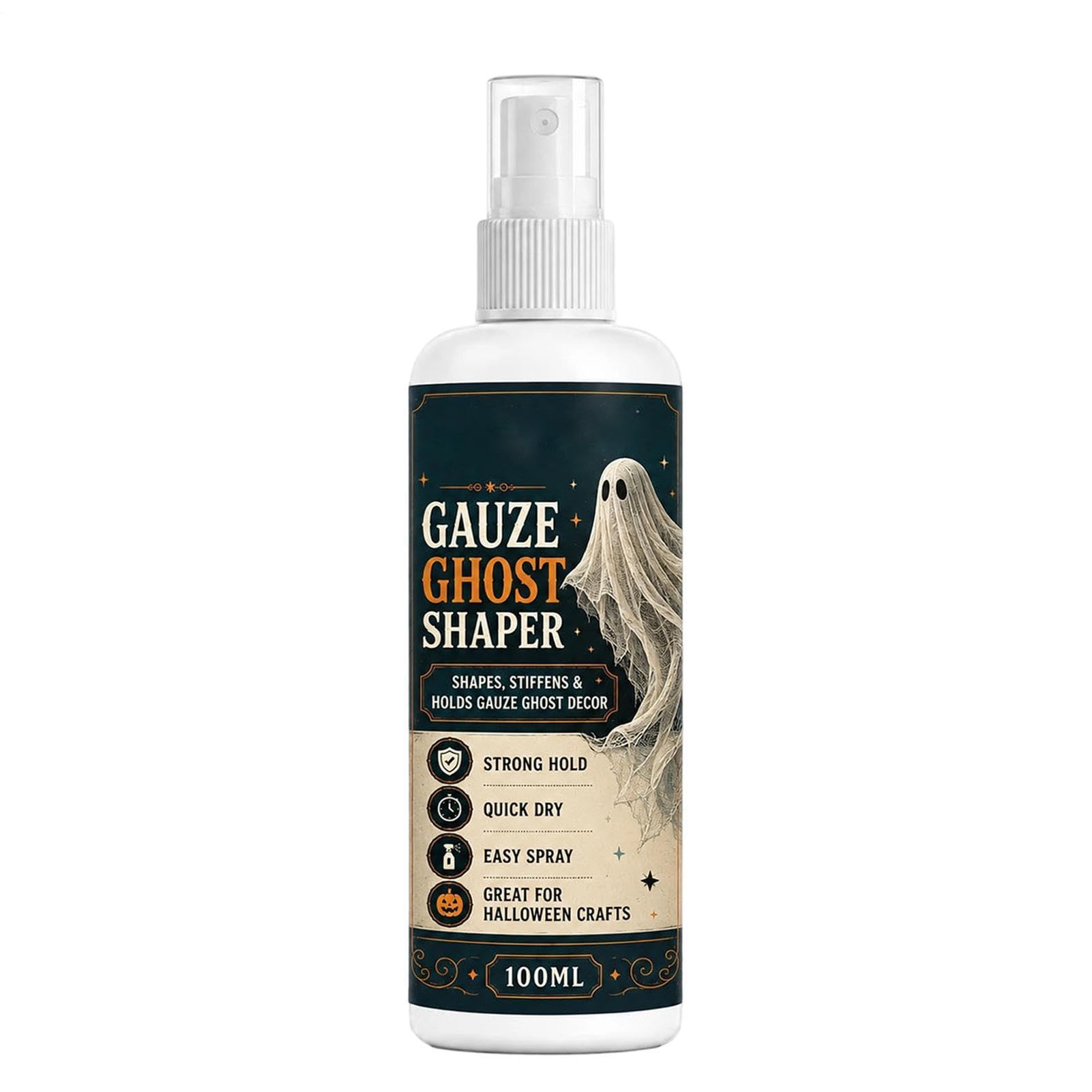 Fabric Stiffener Spray 100ml Quick Drying Clear for Crafts & Halloween | Fast-ac