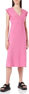 Only Onlmay Women's V Neck Midi Dress