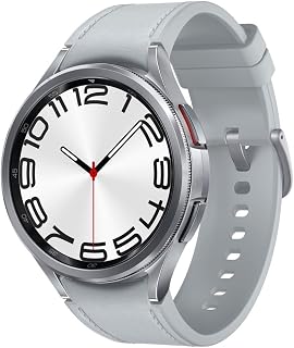Samsung Galaxy Watch 6 Classic 47mm Bluetooth Smartwatch with Rotating Bezel, Fitness Tracker, Advanced Sleep Coaching - Silver (Renewed)