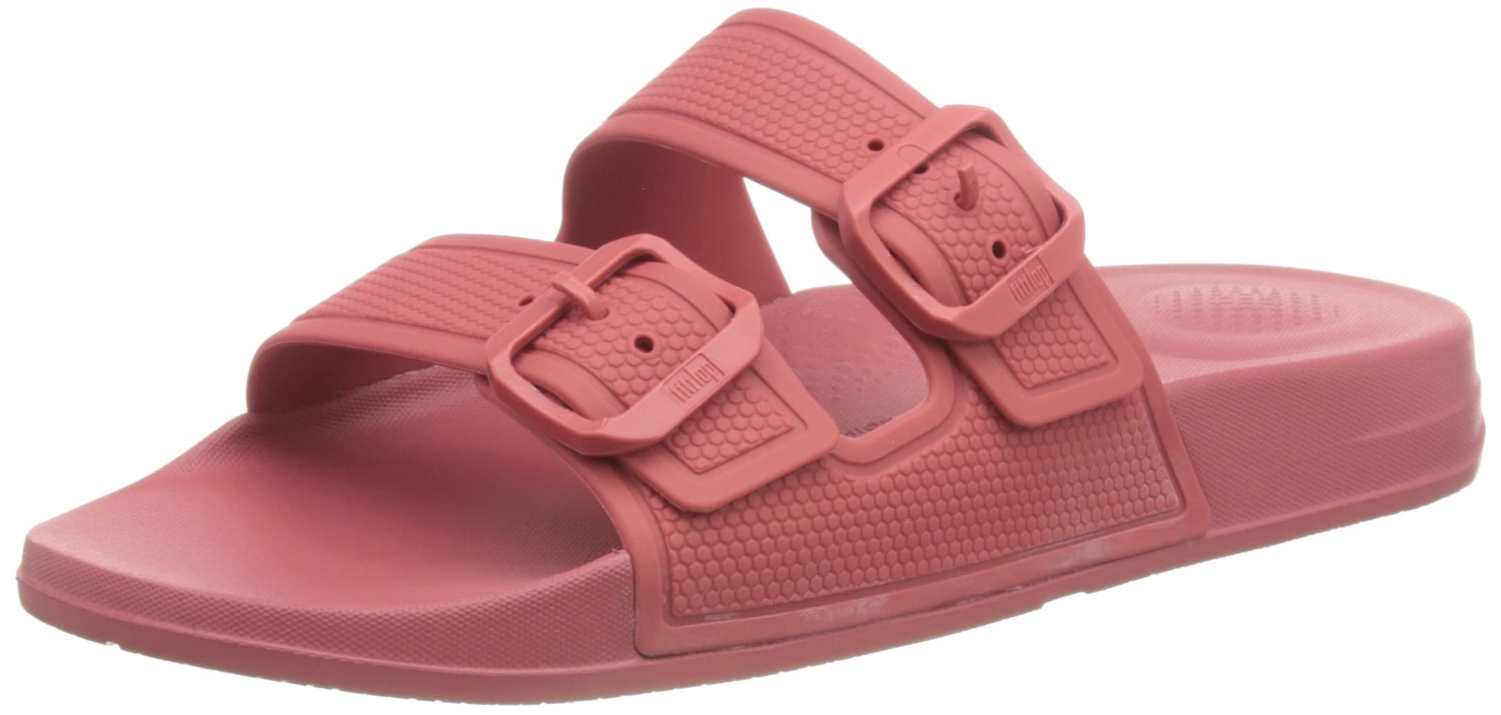 Fitflop Women's Iqushion Iridescent Two-bar Buckle SlidesSlide Sandal