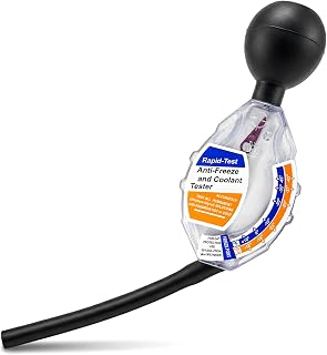 PKOLSFE Coolant Tester Accessory, Dial-Type Auto Engine Coolant Hydrometer for Freezing Point Testing, Battery Liquid Densitometer Portable Antifreeze Tester for Cars Trucks SUVs