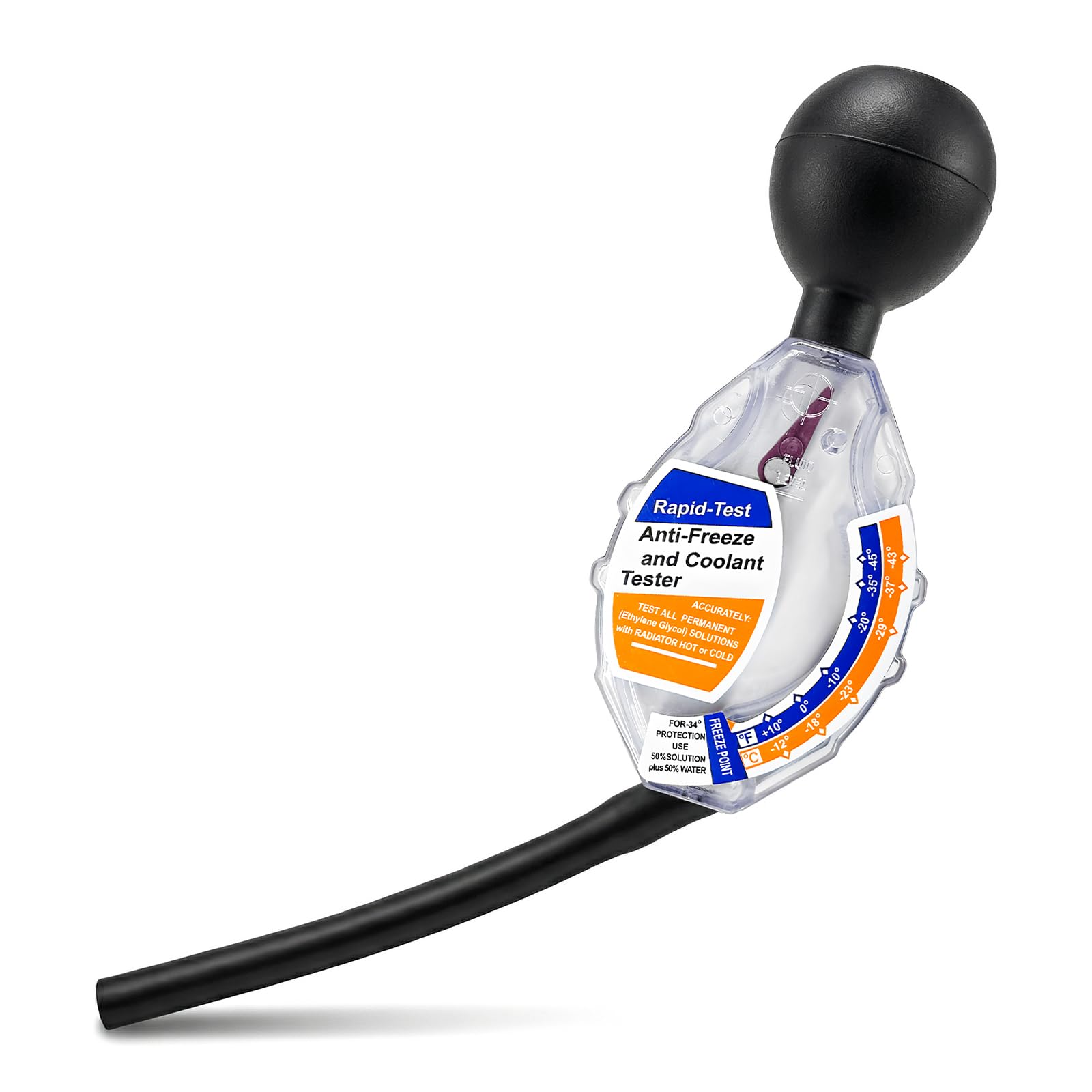 PKOLSFE Coolant Tester Accessory, Dial-Type Auto Engine Coolant Hydrometer for F