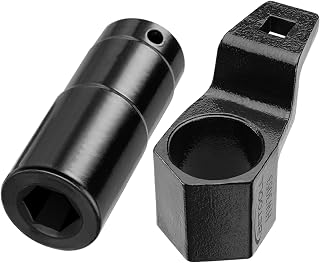 BETOOLL 19 mm Harmonic Balancer Socket &amp; 50mm Crankshaft Crank Pulley Wrench Holder Tool Removal Holding Spanner kit Compatible with Honda and Acura Engines