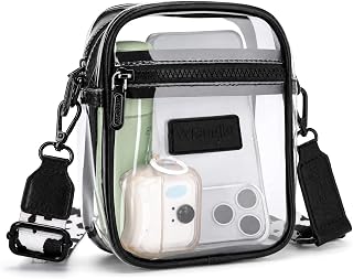 Montana West X Wrangler Clear Bag for Stadium Events Crossbody Purse for Concerts, Sports