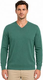 Krumba Men Cotton Oversized V-Neck Put On Sweater