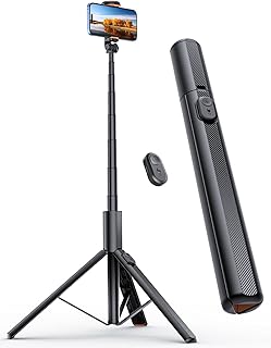 ANXRE 71" Phone Tripod with 1/4" Camera Mount, NT79 Extendable Selfie Stick | Extra Tall,Wireless Remote,Comapct Travel Stand Holder for Filming Video Recording,Compatible with iPhone/Samsung/Camera