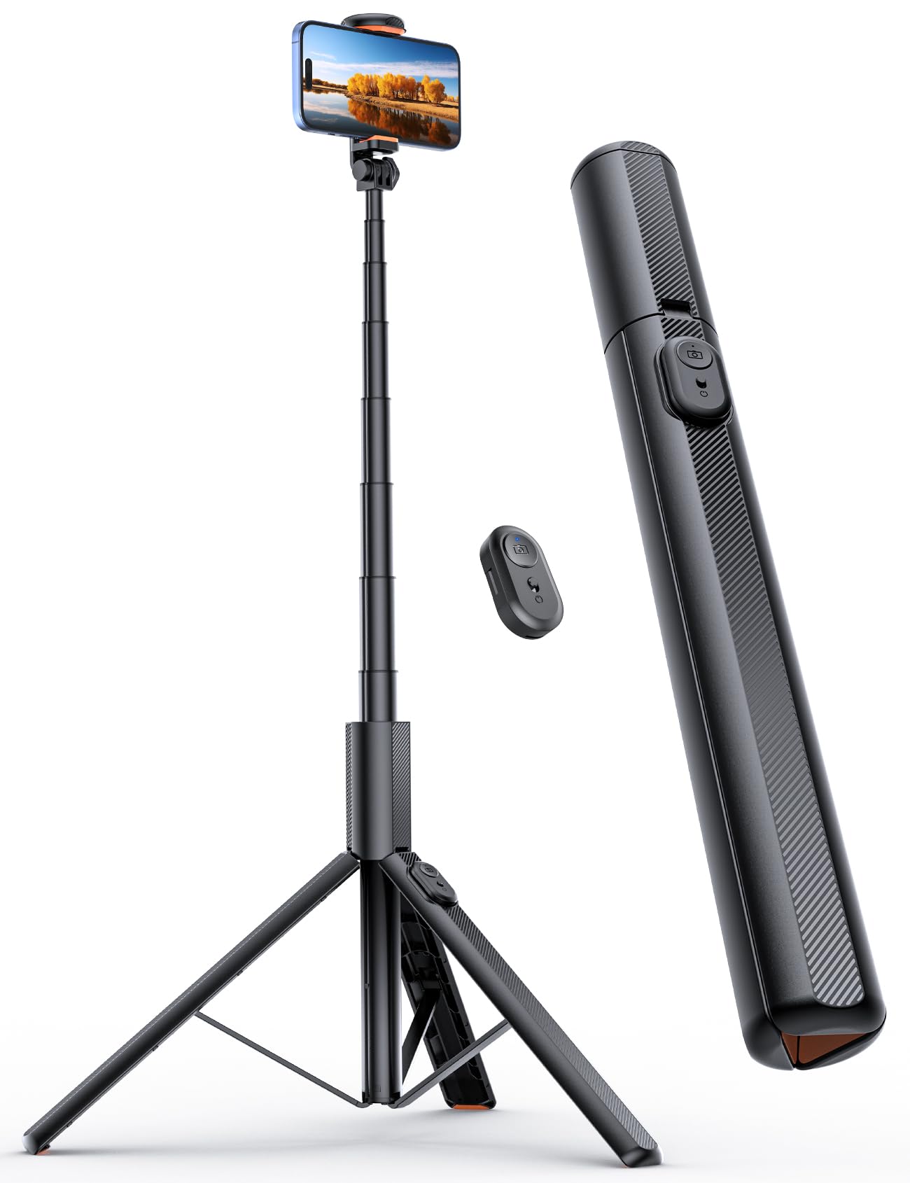 ANXRE 71"/180cm Phone Tripod for Phone＆Camera, NT79 Extendable Selfie Stick | Ex