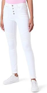 ONLY Onlhush Mid Waist Sk Poc Biker PIM DNM Women's Mid-Waist Jeans