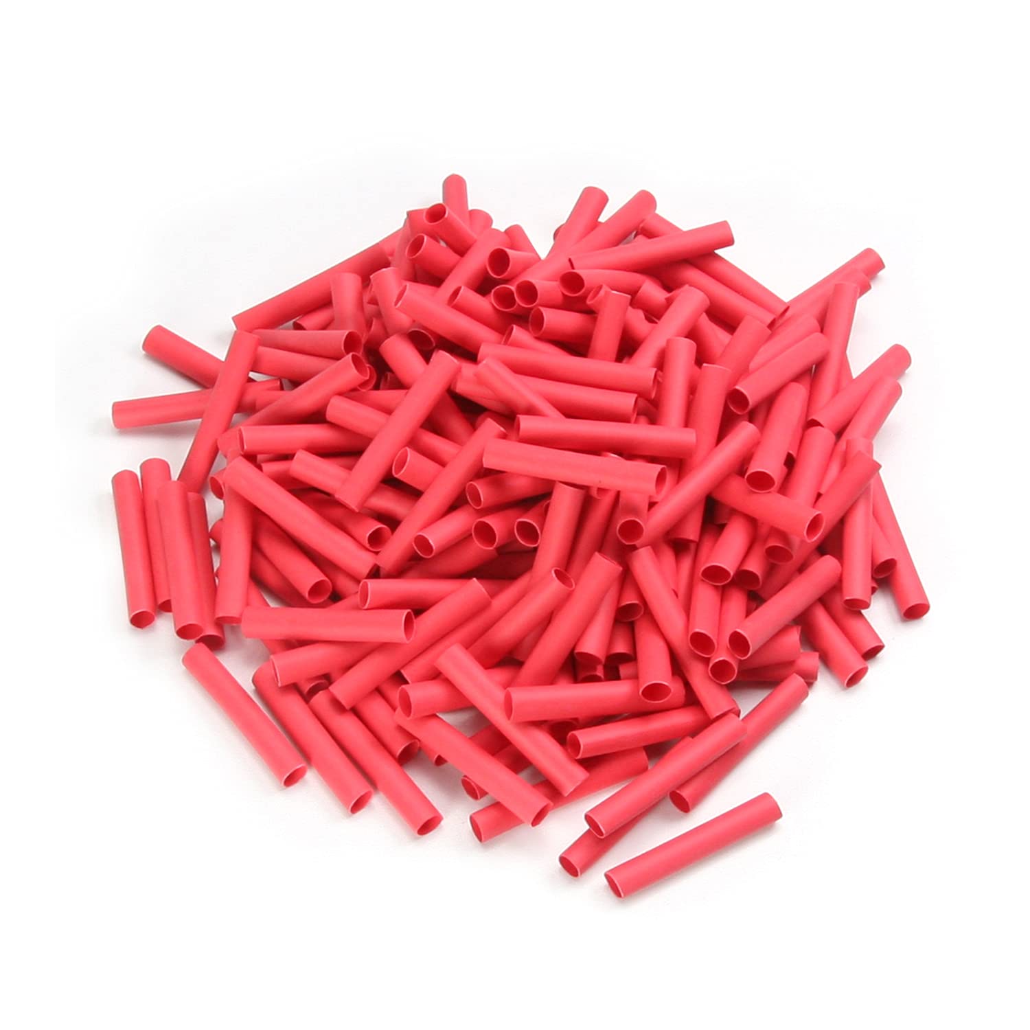 800pcs 2:1 Ratio Heat Shrink Tubing 3mm/0.12" Diameter 25mm/0.98" PE Industrial 