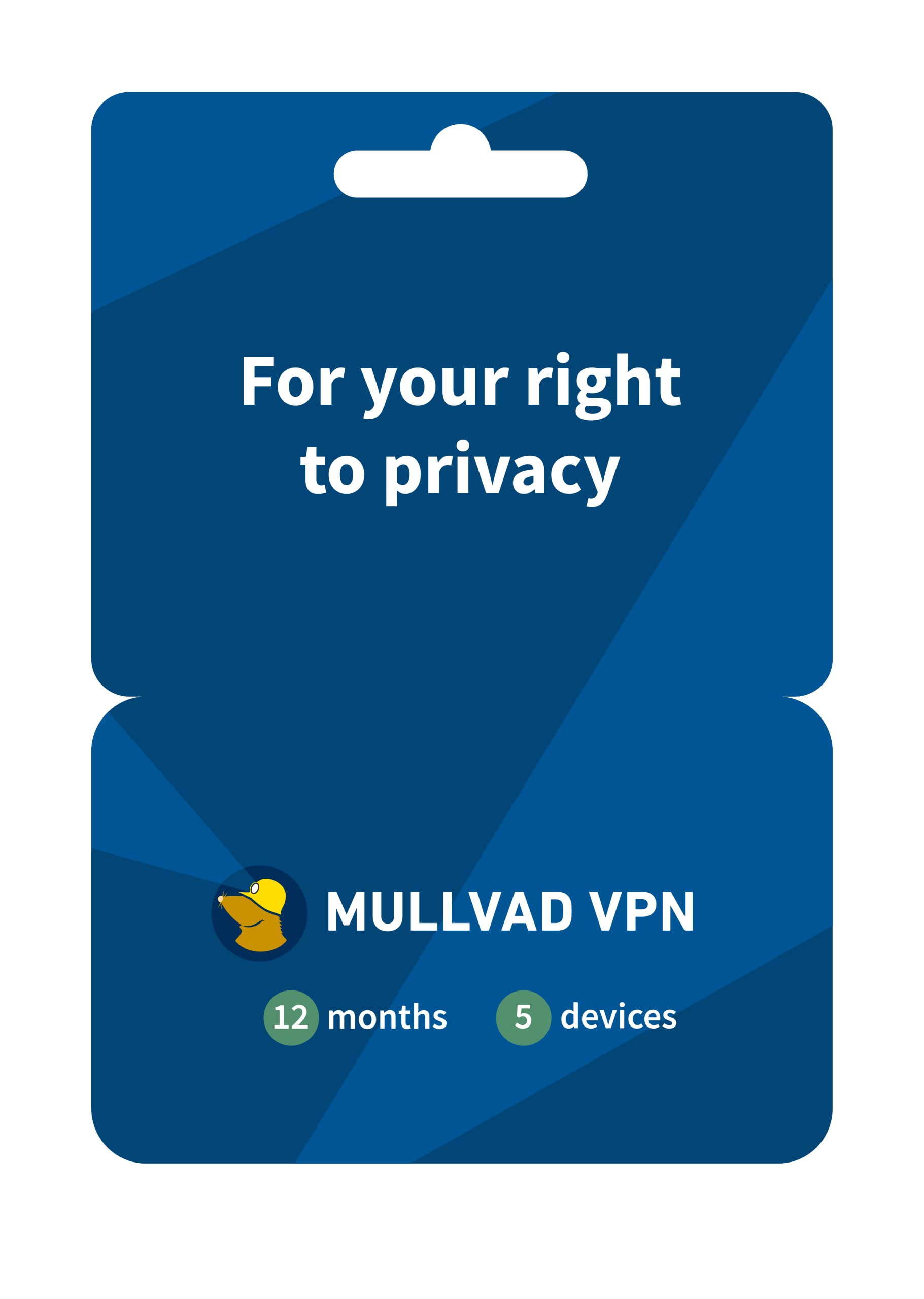 Mullvad VPN- 12 Months for 5 Devices - No-Log VPN Service for Your Privacy | Win
