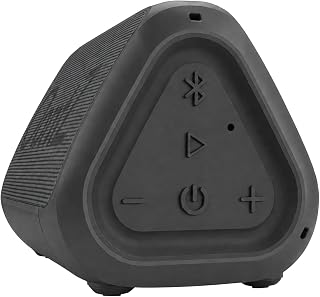OontZ Angle Solo Compact Bluetooth Speaker, 14-Hour Playtime | Compact 5W Bluetooth speaker with clear sound, 100-ft range, IPX5, mic, AUX Input and USB-C Charging Cable.