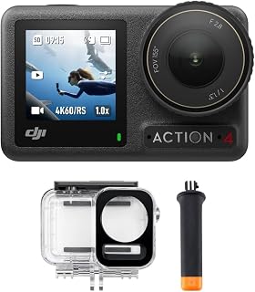 DJI Osmo Action 4 Tauch-Combo, wasserdichte Action-Kamera
