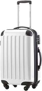 HAUPTSTADTKOFFER - Alex - Hardshell Hand Luggage, Cabin Suitcase, 4 Wheels, TSA, 55 cm, 42 liters, White