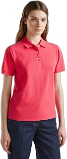 United Colors of Benetton Polo Shirt M/M 3wg9d300e Women's Polo Shirt