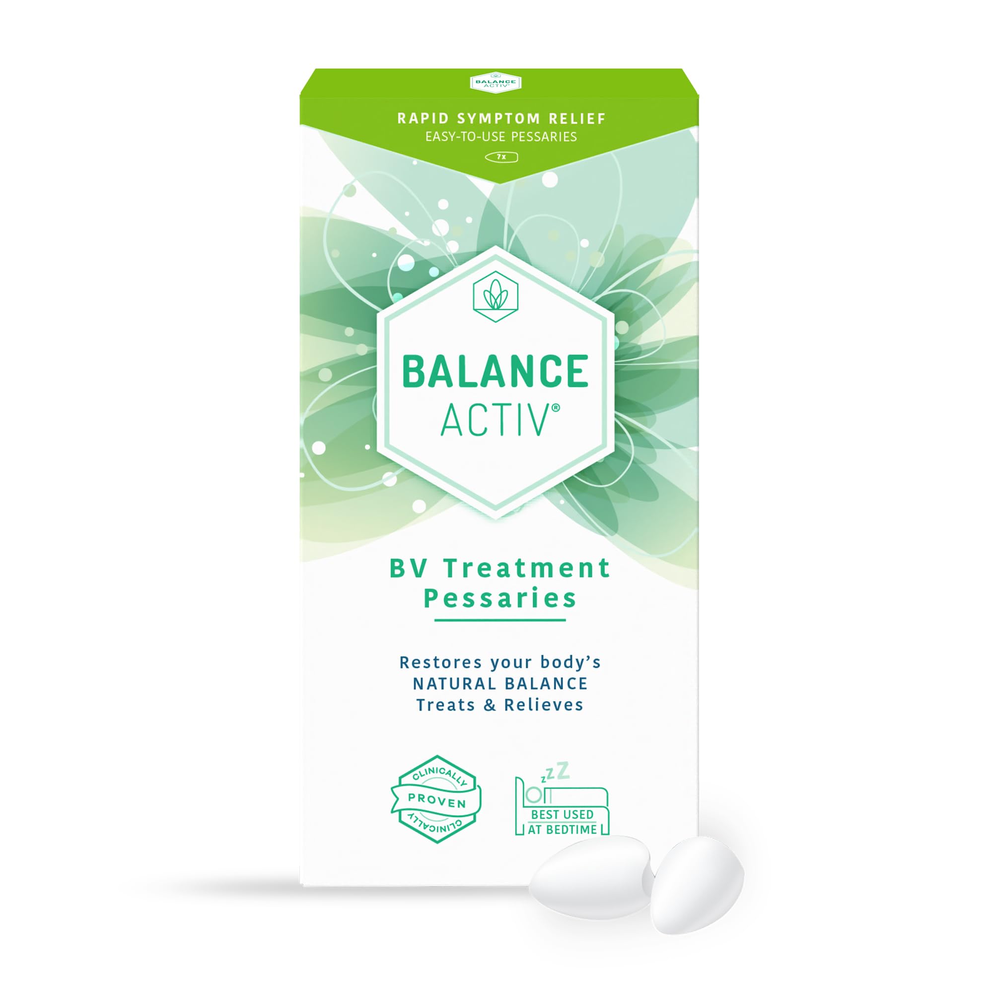 Balance Activ BV Pessaries, Bacterial Vaginosis Treatment for Women, 1 Pack | BV