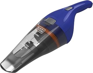 BLACK AND DECKER - Aspirateur de Table à Main Sans Fil DUSTBUSTER Rechargeable - Mini Aspi Compact 3,6V - Autonomie 15 min - Batterie Lithium-ion - Capacité 385 ml - Bleu Cobalt - NVC115WA-QW