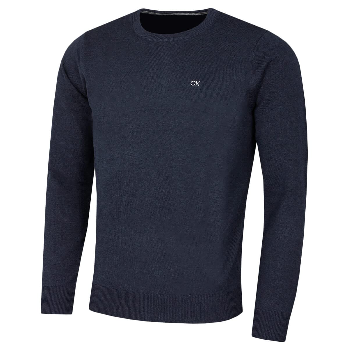 Calvin Klein Men's 2026 Soft Cotton Golf Crew Neck Sweater