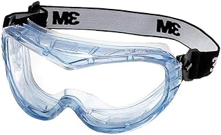 3M Lunettes-masque de sécurité Fahrenheit - Spécialement conçues pour les applications chimiques - Protection anti-buée - 1 pièce - Bleu/Transparent