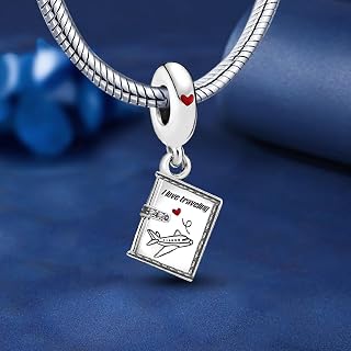 Silver Plated Fashion Travel Mother Love Flower Perfume Animal French Fries Series Women Bracelet Bangle DIY Jewelry Making Daily Outfit Matching Jewelry Decoration Gift Women Mom