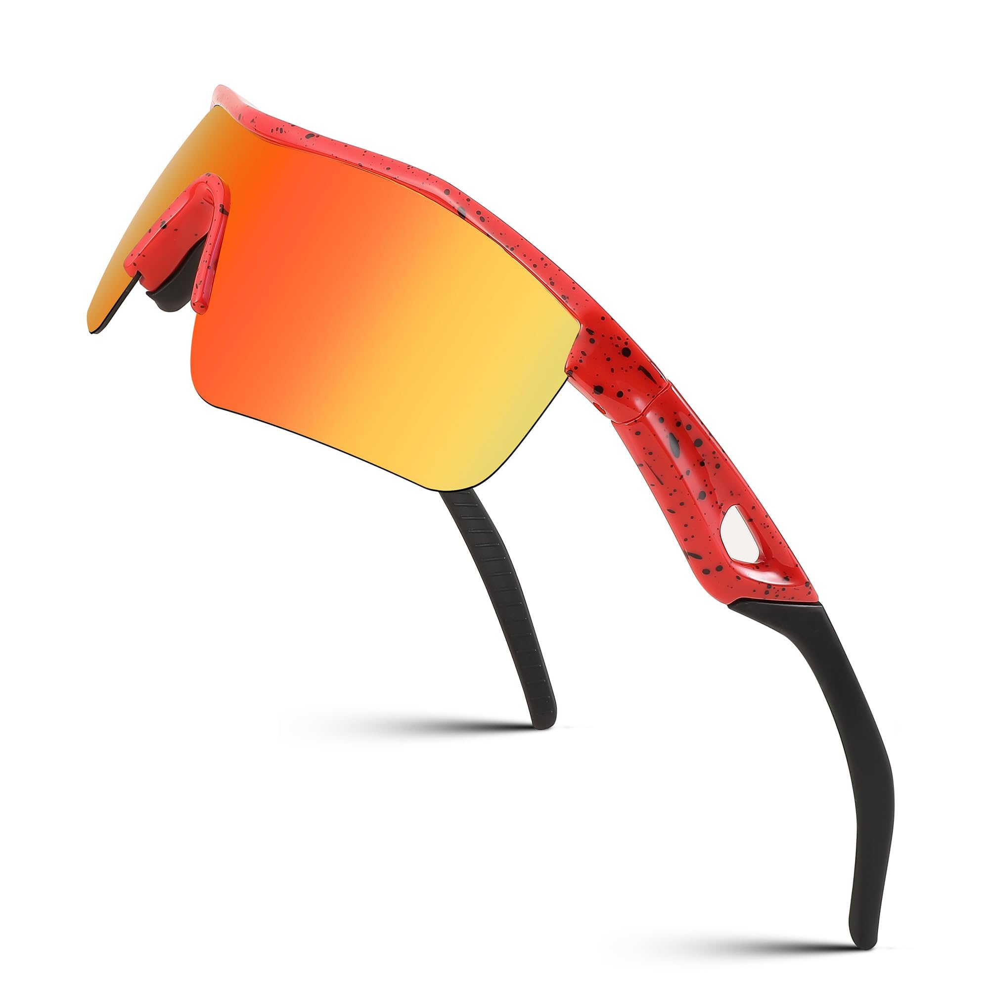 FEISEDY Kids Sunglasses Boys Girls Polarised Sports TR90 Lightweight Frame Cycli