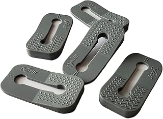 Mom's Choice Award Stove Knob Locks | 5-Pack Silicone Child Safety Lock Set | Safe, Sturdy &amp; Heat-Resistant | Fits Small, Medium, Large Push Turn Knobs to Prevent Accidental Use - Gray