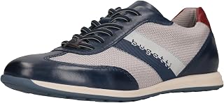 Bugatti Men's Business Shoes, Lace-Up, Interchangeable Insole, Light Blue Grey, 43 EU