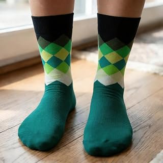 Fun Crew Socks for Women Men, Novelty Funny Cool Food Fruits Pattern Cotton Dress Socks Gifts for Unisex