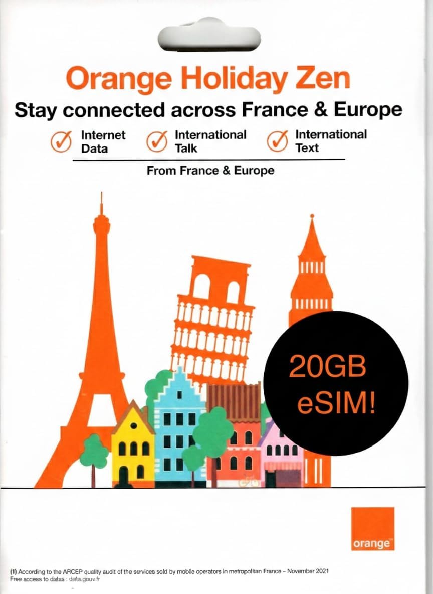 Europe eSIM 30 Days 20GB + Unlimited Local Calls + 30 Min Call Home | eSIM Avail