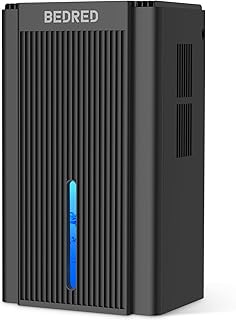 BEDRED Dehumidifier, 95Oz Dehumidifier for Home 1000 Sq.Ft | Quiet, Auto Shutoff, Sleep Mode, 7 Color Ambient Light for Bedroom, Bathroom, Basement (Black)