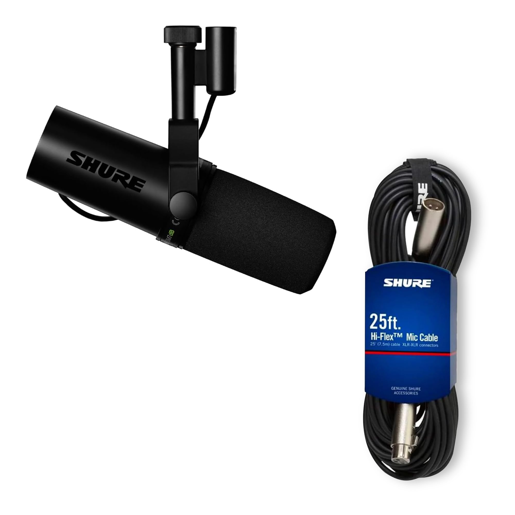 Shure Dynamic Microphone SM7dB with Preamp [Domestic Genuine Product/Manufacture