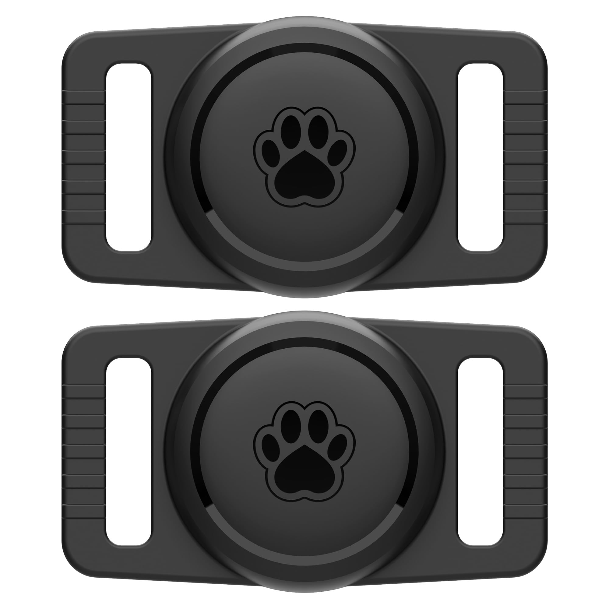 GOCII for Airtag Dog Collar Holder 2 Pack,Waterproof Dog Collar Holder for Apple