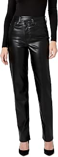 Buffalo David Bitton Women's Jessie High Rise Straight Jeans, Black, 30