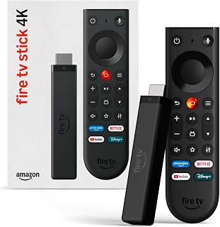 Amazon Fire TV Stick 4K (newest gen), simple 4K streaming, new Fire TV Remote, all your apps in one place, free & live TV, find shows faster with Alexa+