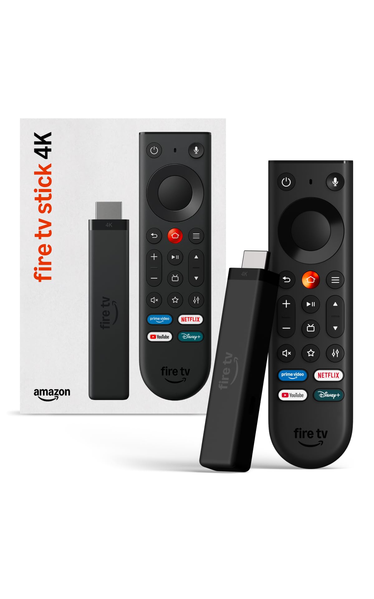 Amazon Fire TV Stick 4K (newest gen), simple 4K streaming, new Fire TV Remote, a