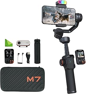 Hohem iSteady M7 Gimbal Stabilizer for iPhone,3-Axis Gimbal w/AI Tracking