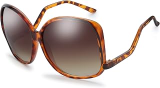 The Fresh Women's Oversized Square Jackie O Cat Eye Hybrid Butterfly Fashion Sunglasses - Exquisite Packaging