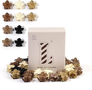 20 Pcs Hair Clips for Women - Plumeria Small Jaw Clips for Thick, Thin, Medium and Fine Hair, Small, Cute and Durable Hair Accessories for Strong Hold