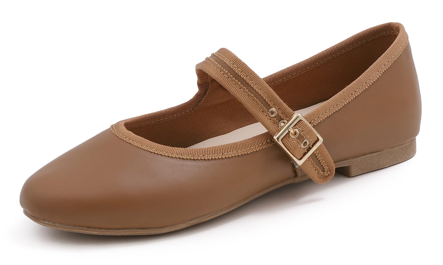 Feversole Coloured Suede Ballerina with Memory Foam Cushion for Macaroons for Wo