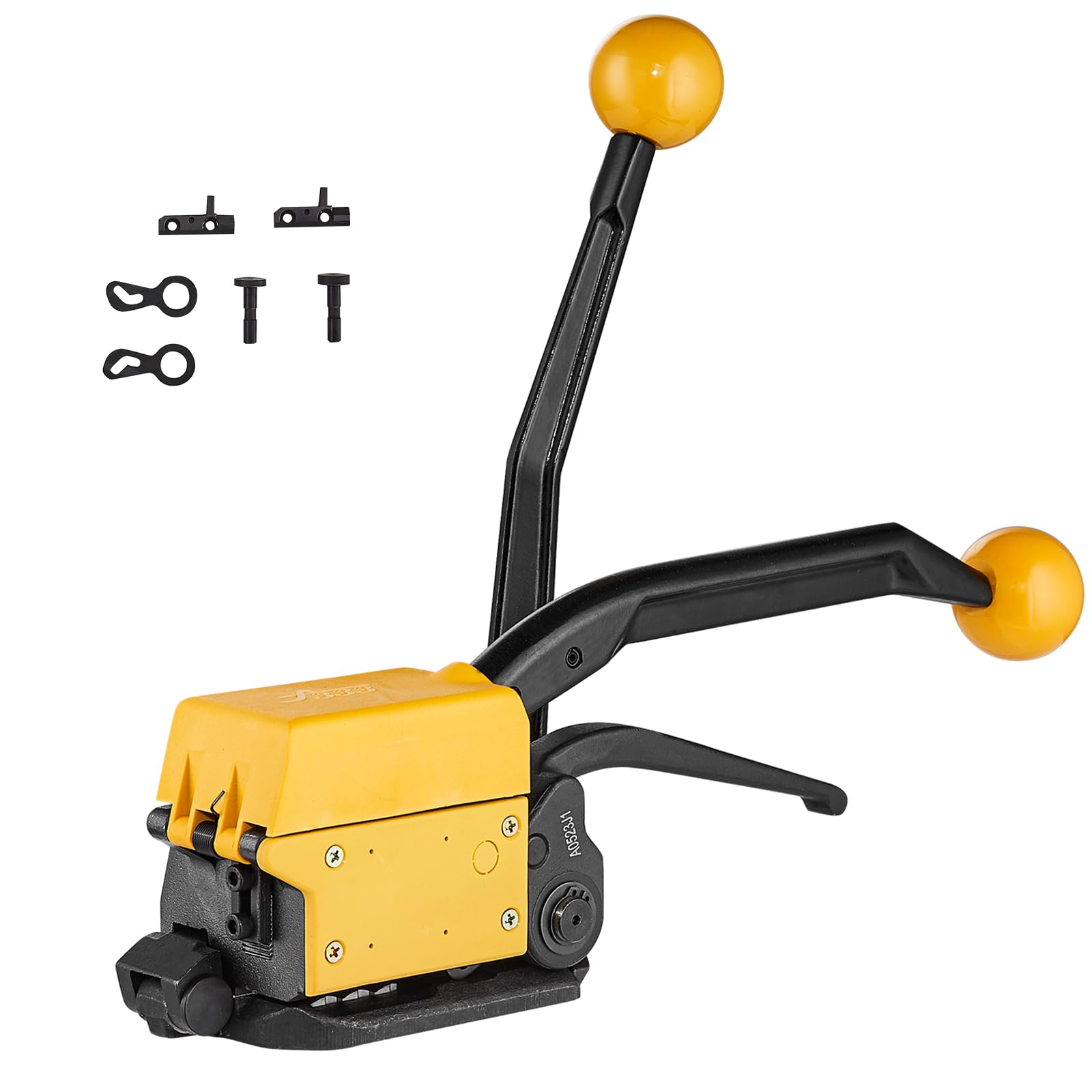 VEVOR Steel Strapping Tool for 1/2"-3/4" Width, 3-in-1 (Tensioner, Crimper, Cutt